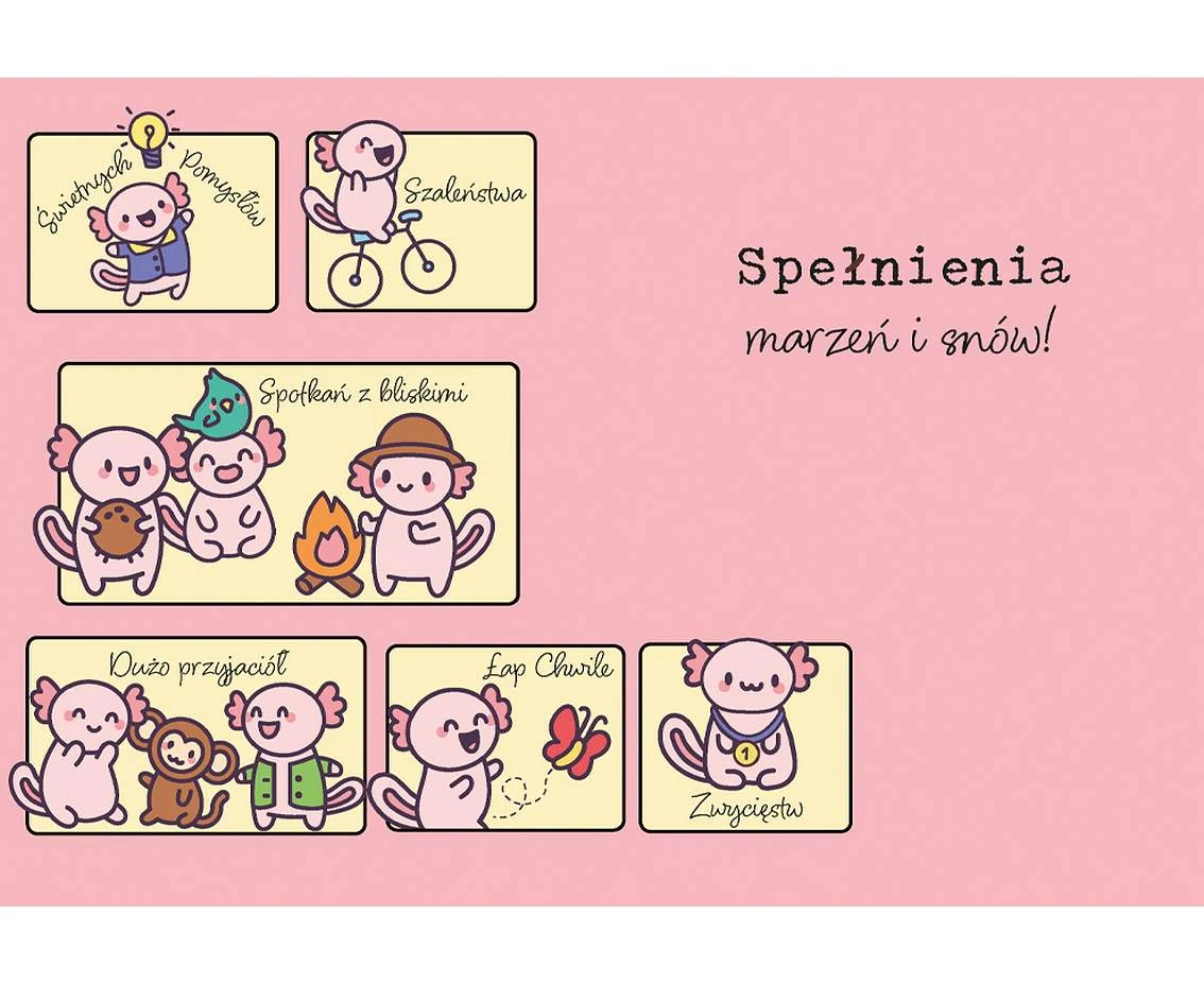 Greeting Card B6 Axolotls from Instagram, 1 pc.